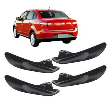 Imagem de Kit 4 Maçaneta Gatilho Interno Grand Siena 2014 2015 2016