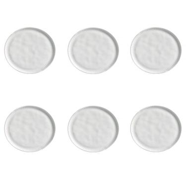 Imagem de Conjunto De Pratos De Sobremesa 06 Peças Linhas New White Porto Brasil