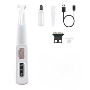 Imagem de Cortador de sola cachorro com luz LED conjunto elétrico fino para animais estimação áreas sensíveis lâmina cerâmica arre