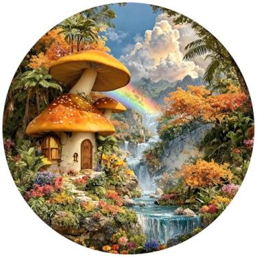 Imagem de 1000 Piece Puzzle for Adults - Mushroom House Jigsaw Puzzles - Impossible Hard Difficult Challenging Jigsaw Puzzle -Brain Teaser Adult Puzzles - Christmas Birthday Gifts for Women/Men