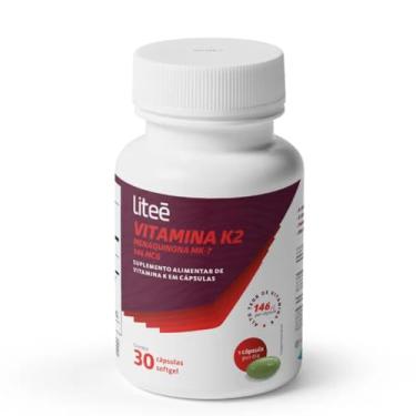 Imagem de Vitamina K2 (Menaquinona) 146mcg - 30 Cápsulas Softgel Litee
