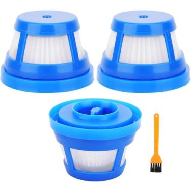 Imagem de Filtros de substituição H11 para aspirador de pó portátil sem fio Eufy HomeVac H11 / H11 Pure / H20 - Filtro de vácuo HEPA - Pacote com 3