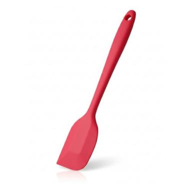 Imagem de JED - Espátula de Silicone Premium, Resistente ao Calor, Design Versátil, 27x5,5 cm, Antiaderente, para Cozinha (Vermelho)