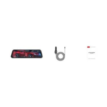Imagem de Câmera DVR Para Carro Com Tela Touch De 10 Polegadas 4K+1080P Com Dupl