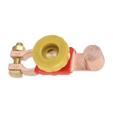 Imagem de Acouto Desconexão da Bateria 6V 12V 24V - Corte de Energia Conector Positivo do Terminal da Bateria Carro, RV, ATV, van, Caminhão e Muito Mais - Construção Em ABS e Latão Uso Duradouro