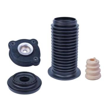 Imagem de Kit Amortecedor Dianteiro (Batente/Coifa/Coxim/Rolamento) TKC03128, Preto/Bege, Cofap