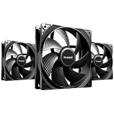 Imagem de Kit com 3x Fans/Ventoinha be quiet! PURE WINGS 3 120mm, PWM, Preto - Silencioso e Alto desempenho - BL141