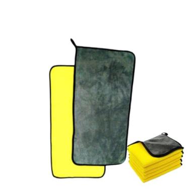 Imagem de Pano De Limpeza Kit Pano Flanela Microfibra Automotiva Premium Para Lavagem Polimento De Carro(Kit 05 Flanelas 30x60 cm)