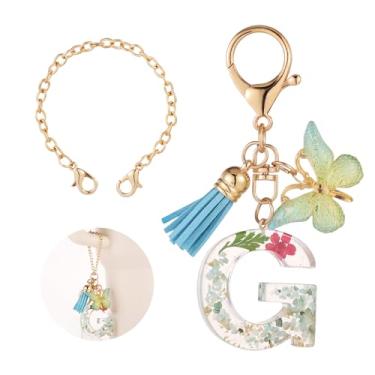 Imagem de Corrente de garrafa para copos Stanley, pingente fofo para copo Stanley com borboleta e borla, acessórios para copos compatíveis com Stanley Cup 1,134 g (G)