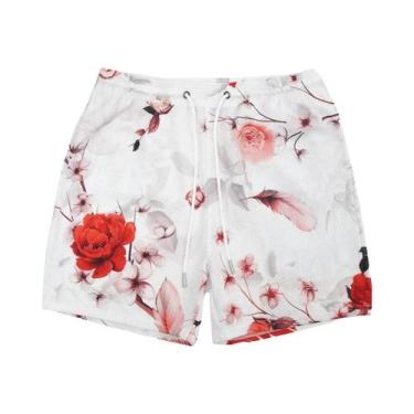 Imagem de Bermudas De Malha Para Academia Masculinas De Verão, Calças Casuais De