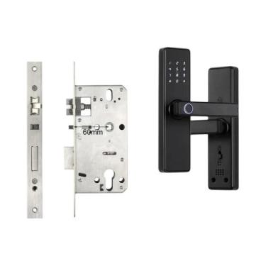 Imagem de Fechadura Biométrica De Porta Com Impressão Digital Em Vários Idiomas,