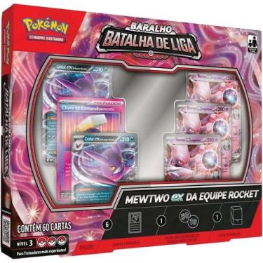 Imagem de Pokémon Deck Baralho Batalha De Liga Mewtwo Ex 60 Cartas