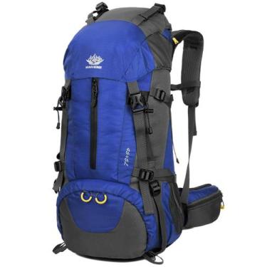 Imagem de Mochila de Senderismo WoneNice 50L Impermeable con Funda para Lluvia