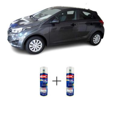 Imagem de Spray automotivo cinza titanium + spray verniz 300ml - Sherwin William