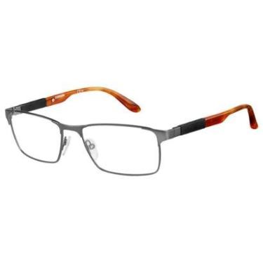 Imagem de Óculos de Grau Carrera Ca8822 -  56 - Cinza-Masculino