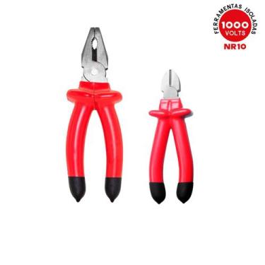 Imagem de Kit Alicate Universal 8' e Corte Diagonal 6' Isolado 1000v - BOMVINK