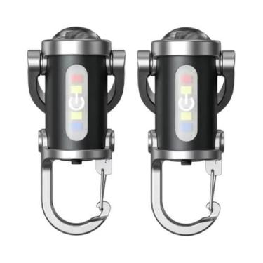 Imagem de Mini Lanterna LED COB Recarregável Ultra Brilhante À Prova d'Água Para