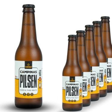 Imagem de Cerveja Campinas Pilsen 355ml - 6 unidades