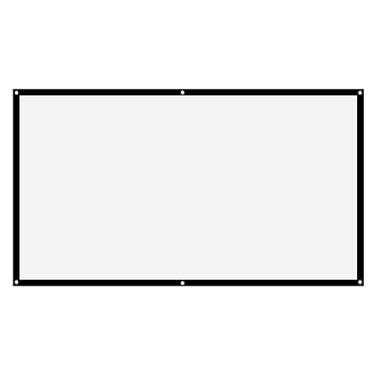Imagem de Dpofirs Tela de Projeção 16:9, Leve e Portátil, para Filmes de Acampamento Ao Ar Livre, Cinema Ao Ar Livre, Projeção Frontal, Traseira Estão Disponíveis (100 polegadas (87 x 49,2 pol.))