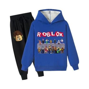 Imagem de Conjunto De Moletom Roblox Anime Para Crianças Meninos E Meninas Moda 