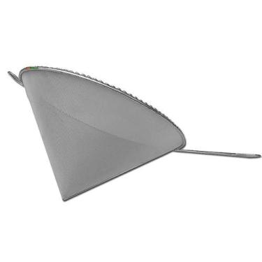 Imagem de 2u Coador E Funil C/ Cabo P/ Óleo Inox 20x28cm Cônico Cone - PR VARIED