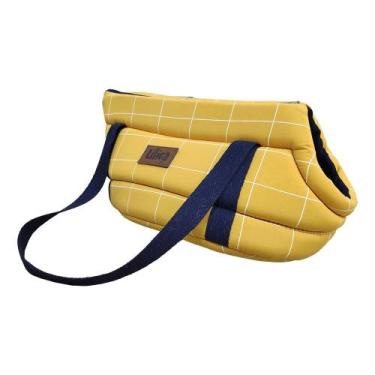 Imagem de Bolsa transporte aberta para pet cachorros cães e gatos Estilo Square 