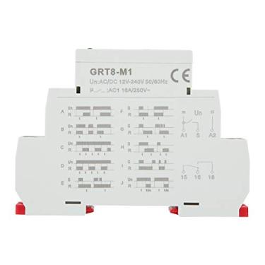 Imagem de Dioche GRT8M1 Relé de Tempo de Atraso Multifuncional 10 Funções de Montagem Em Trilho DIN AC/DC 12V240V Controle de Iluminação de Equipamentos Industriais