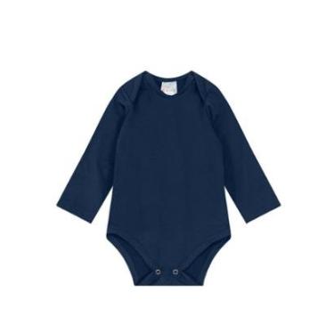 Imagem de Body Térmico Bebê Menino Azul Marinho Brandili-Masculino