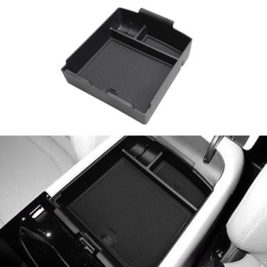 Imagem de Wiblooter Caixa de armazenamento central de carro compatível com Hyundai Tucson 2025, caixa de apoio de braço central acessórios de armazenamento interno