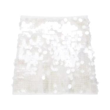 Imagem de Saia Mini De Cintura Alta Com Lantejoulas Para Mulheres Estilo Y2K A-L