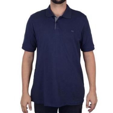 Imagem de Camisa Polo Masculina Ogochi MC Essencial G+ Marinho 0070000-Masculino