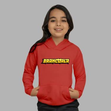 Imagem de Blusa De Frio Brancoala Moletom Infatil Youtuber Agasalho - MB Sport, 