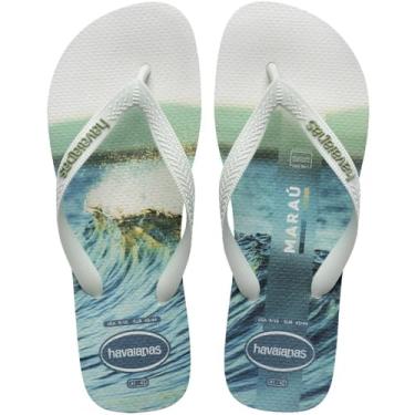 Imagem de Chinelo Havaianas Masculino cor:Branco;tamanho:37/38
