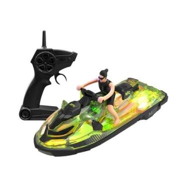 Imagem de Barco RC Mini De Alta Velocidade LM13-A Jet Ski 2.4G Com Controle Remo