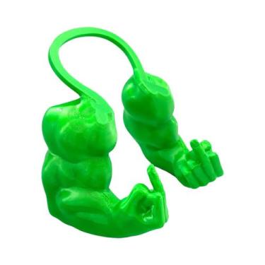 Imagem de Brinquedo Para Gatos Em Formato De Braço Musculoso Verde, Durável Em T