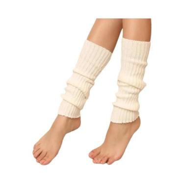 Imagem de Aquecedores De Pernas De Lã Tricotados Estilo Lolita Japonês Femininos