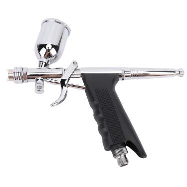 Imagem de Generic Kit de Aerógrafo, Conjunto de Alimentação por Gravidade de Ação Dupla para Pistolas de Aerógrafo Com Bico de Liberação Rápida de 0,3 Mm Suprimentos de Arte para Pintura de Copo