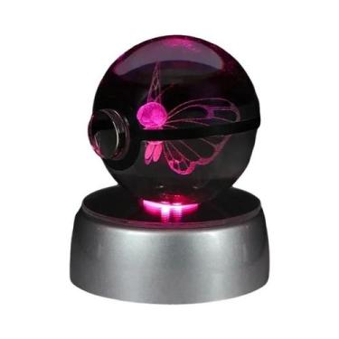 Imagem de Base De Luz LED Para Figuras De Bola De Cristal 3D Pokémon: Butterfree