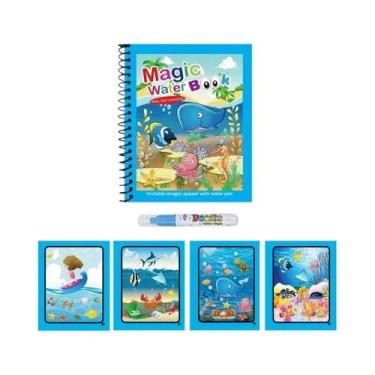 Imagem de Livro Mágico De Pintura Em Aquarela Para Crianças Com Caneta De Água R