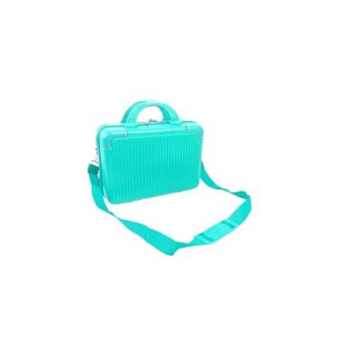 Imagem de Frasqueira,Maleta de maquiagem à prova d'água para viagem, organizador de viagem(verde M)