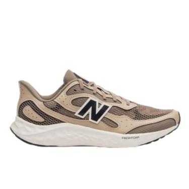Imagem de Tenis New Balance Fresh Foam Arishiv4 Masculino, Marrom/Bege, 41