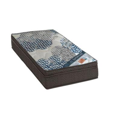 Imagem de Cama Box Bege E Colchão Iso Superpocket Molas Ensacadas Solteiro Ortobom