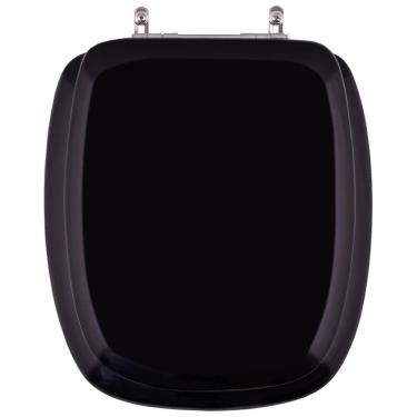 Imagem de Assento Sanitário Almofadado Viseu Preto P- Vaso Luzarte