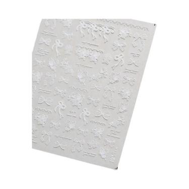 Imagem de Adesivos De Unha Kawaii Mini 5D Com Diamantes E Laços Japoneses Para A