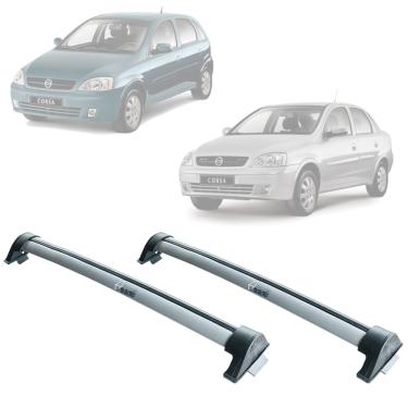 Imagem de Automotive Rack Teto Aluminio GM Corsa Sedan Hat Friso PRATA