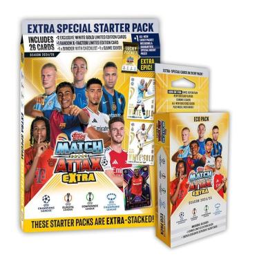 Imagem de KIT 2025 UEFA Club Competitions Match Attax Extra - Starter Pack + Eco Pack - 69 Cards-Unissex