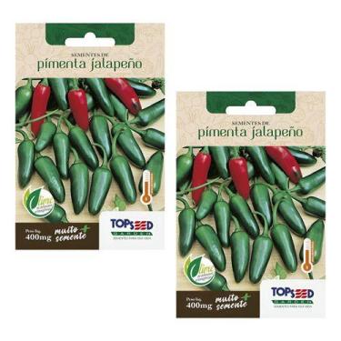 Imagem de 2x Sementes De Pimenta Jalapeno Mexicana Vigorosa Saborosa - Topseed
