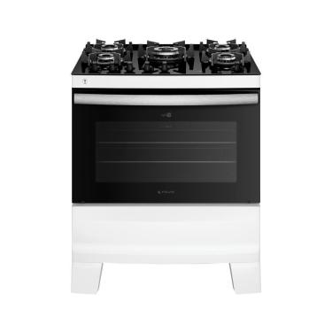 Imagem de Fogão 5 Bocas Branco Com Mesa De Vidro Atlas Agile Up Bivolt