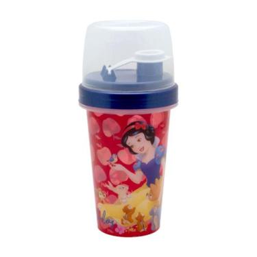 Imagem de Copo Infantil Mini Shakeira Plástico 320ml Personagens Plasútil, Branc