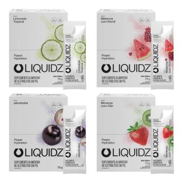 Imagem de LIQUIDZ® - Eletrólitos Zero Açúcar 4 Sabores 56 Sachês-Unissex